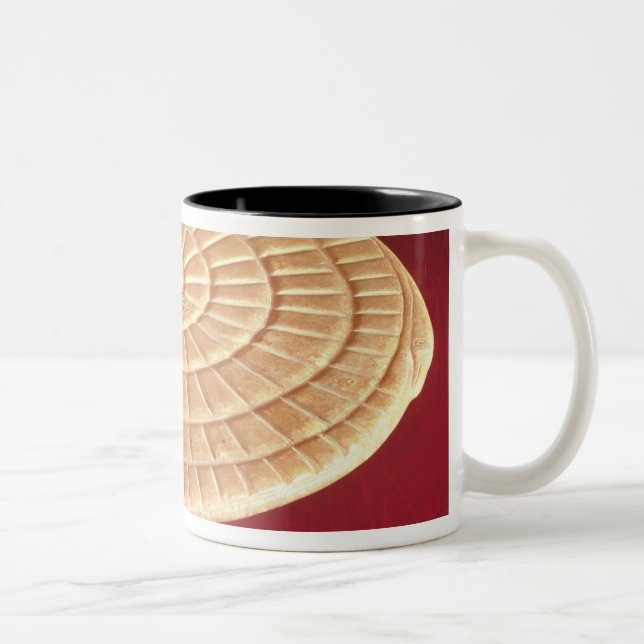Snake shaped gaming board Two-Tone coffee mug (Right)