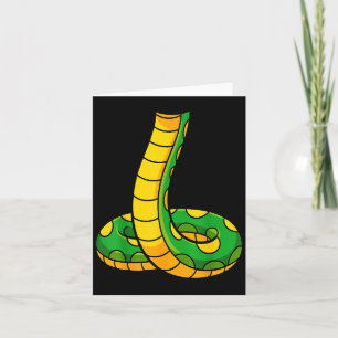 Snake Shirt Adult Men Women Kids Green Body Snake Card