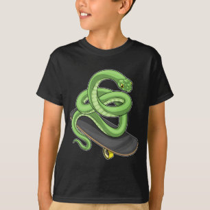 Snake Skater Skateboard Sports T-Shirt