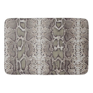 Snake Skin Animal Print Bath Mat