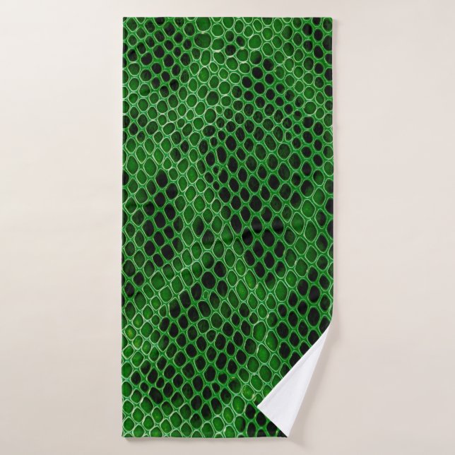 Snake skin background bath towel (Bath Towel)