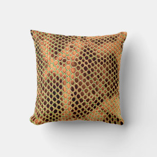Snake skin background cushion