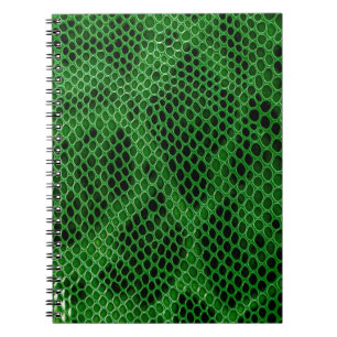 Snake skin background notebook