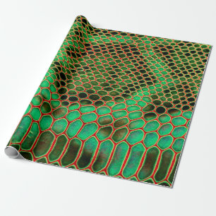 Snake skin background wrapping paper