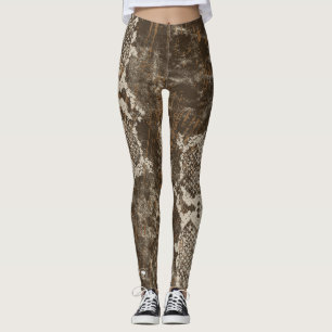 Snake Skin Camouflage Leggings