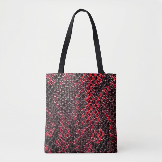 Snake skin, can use as background tote bag (Front)