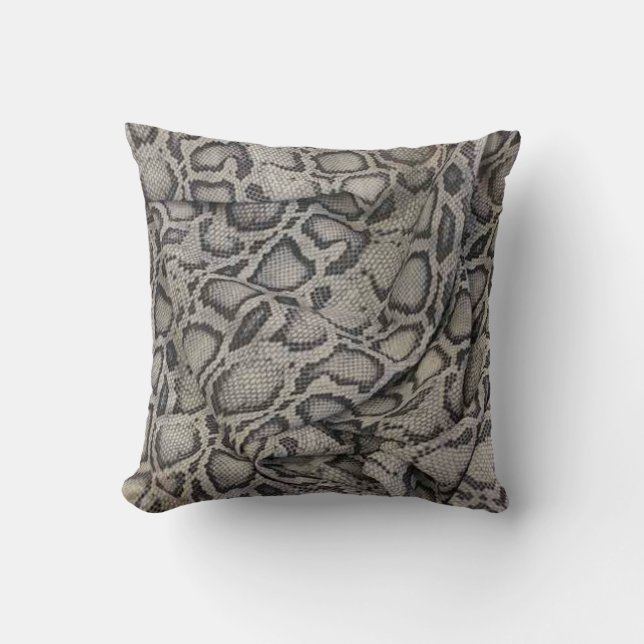Snake-skin design an effortless dose of  elegance cushion (Front)