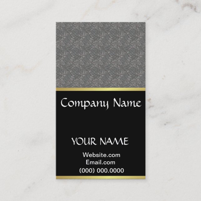 Snake Skin Design Business Card Template (Front)