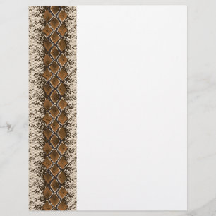 Snake skin flyer