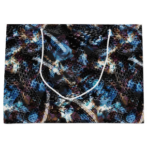 Snake skin large gift bag
