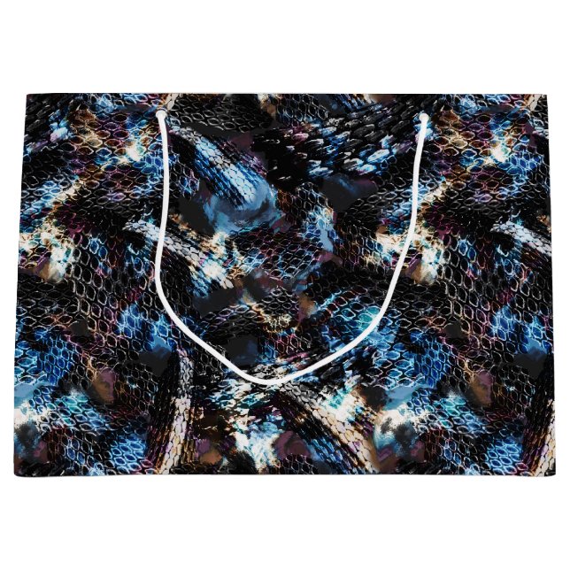 Snake skin large gift bag (Front)