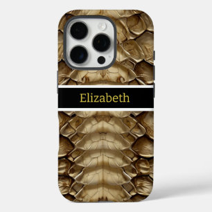 Snake skin pattern detail iPhone 16 pro case