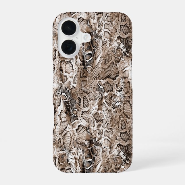 Snake Skin Pattern  iPhone 16 Case (Back)
