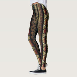 Snake Skin Pattern Leggings