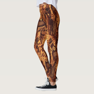 Snake Skin Pattern  Leggings