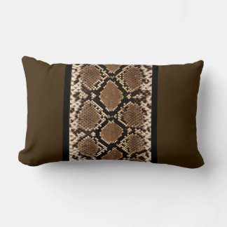 Snake Skin Pattern Lumbar Cushion