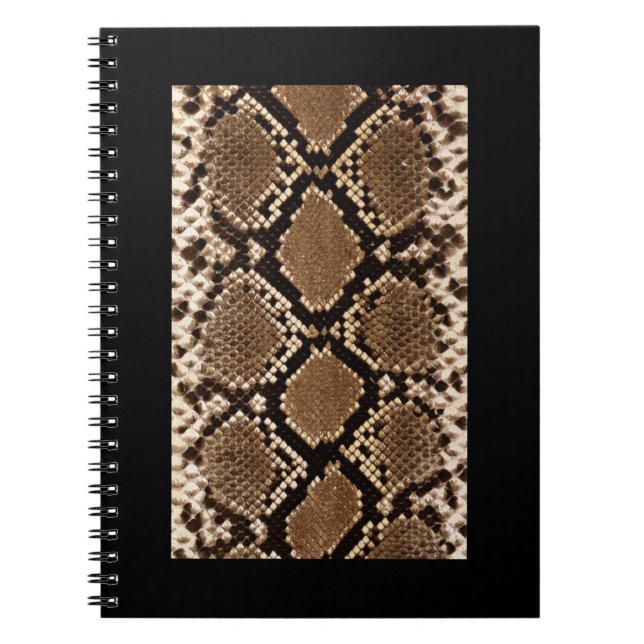 Snake Skin Pattern Notebook (Front)