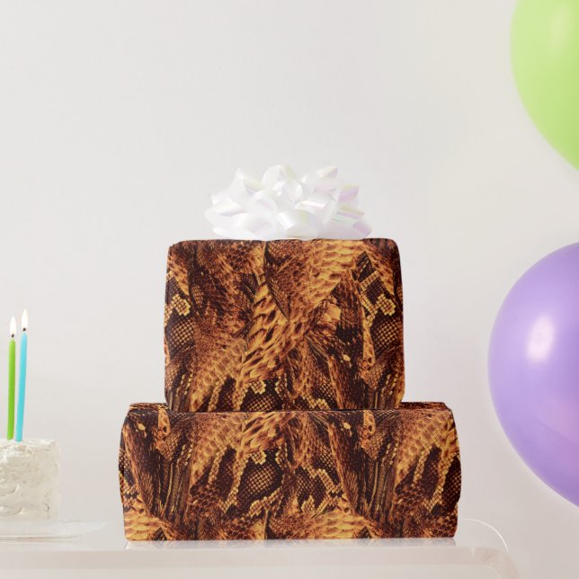 Snake Skin Pattern Wrapping Paper (Party Gifts)