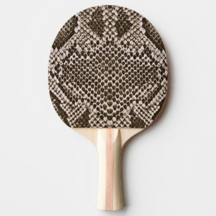 Snake skin ping pong paddle