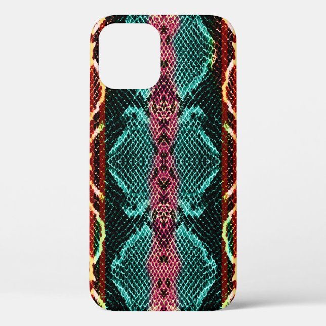 Snake skin print. snake Pattern. Animal print. Col Case-Mate iPhone Case (Back)