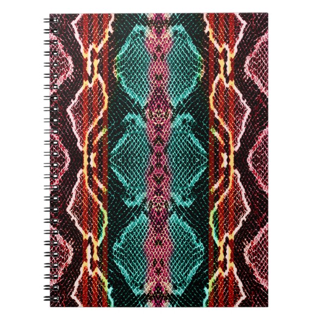 Snake skin print. snake Pattern. Animal print. Col Notebook (Front)