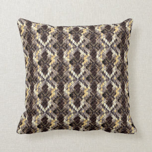 Snake skin, Python, Anaconda, skin, reptile Cushion