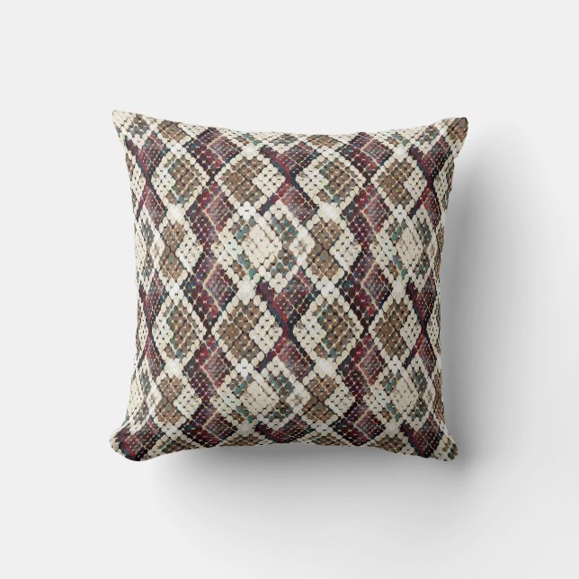 Snake skin, Python, Anaconda, skin, reptile, Cushion (Front)