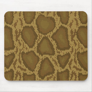 Snake skin, reptile pattern mouse pad