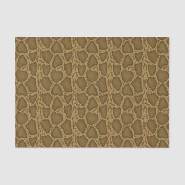 Snake skin, reptile pattern tissue paper (Front)