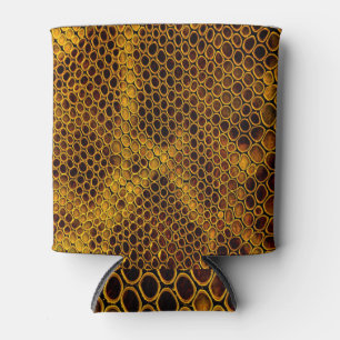 Snake Skin Texture Background Can Cooler