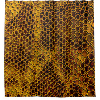 Snake Skin Texture Background Shower Curtain