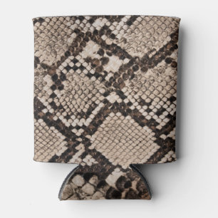 Snake skin: textured background. can cooler