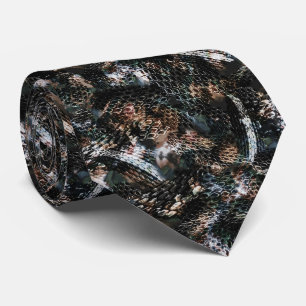 Snake skin tie