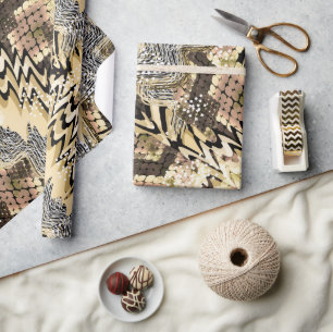 Snake skin, tiger wrapping paper