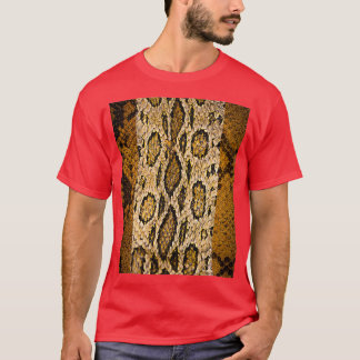Snake Skins Photo Fashion Texture Design  T-Shirt