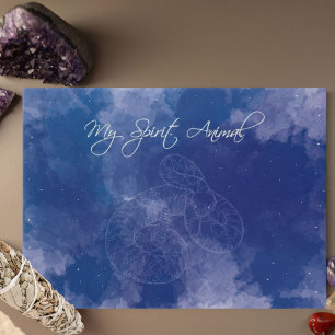 Snake Spirit Animal Decorative Glass Cutting Board