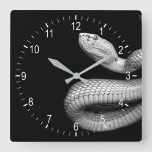 Snake Square Wall Clock