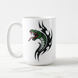 Snake tattoo coffee mug