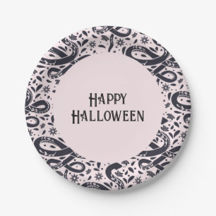Snake themed Halloween Paper Plate