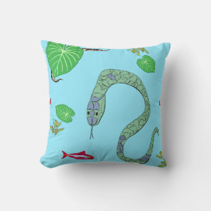 Snake Throw Pillow