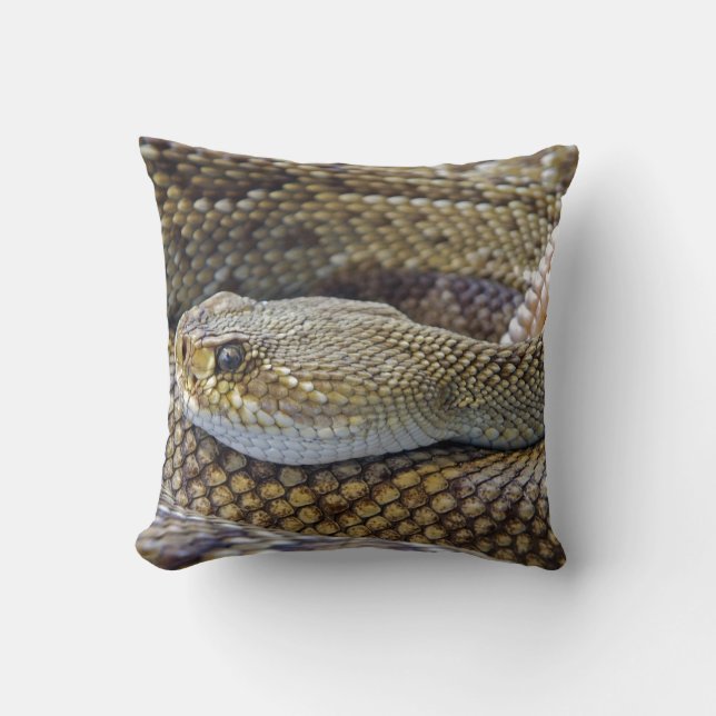 Snake Throw Pillow (Front)
