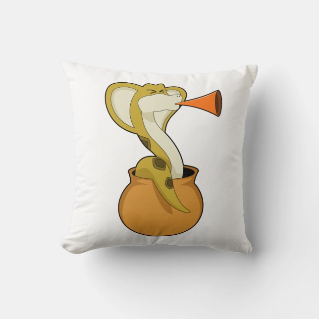 Snake Trumpet Music Cushion (Front)