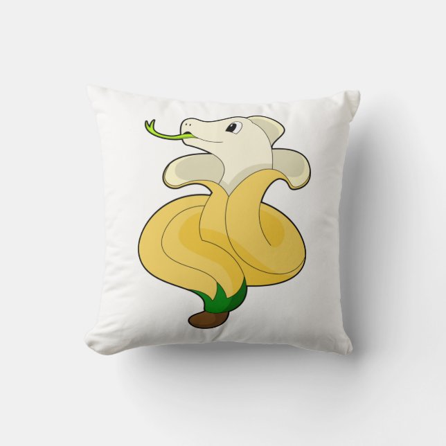 Snake with Banana Cushion (Front)