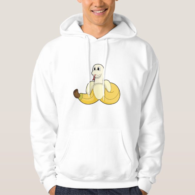 Snake with Banana Hoodie (Front)