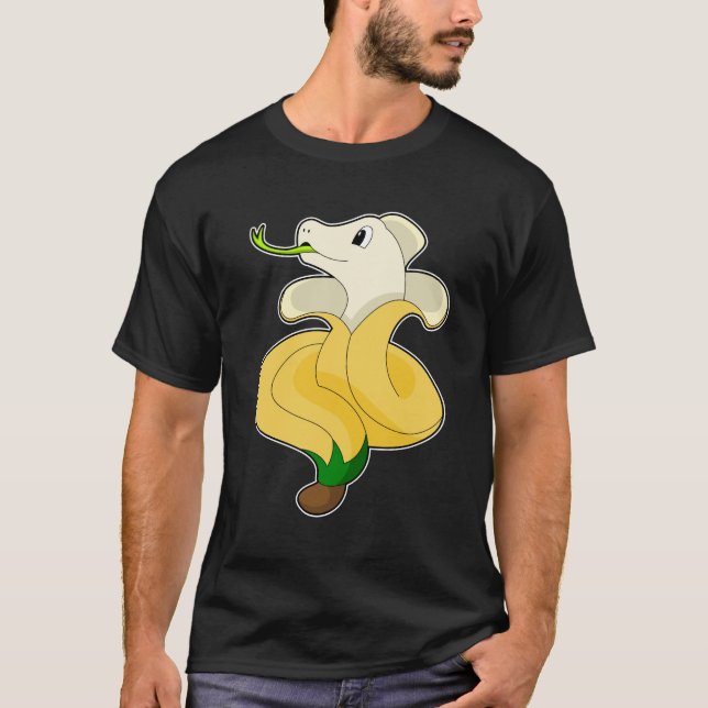 Snake with Banana T-Shirt (Front)