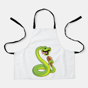 Snake with Chicken Apron
