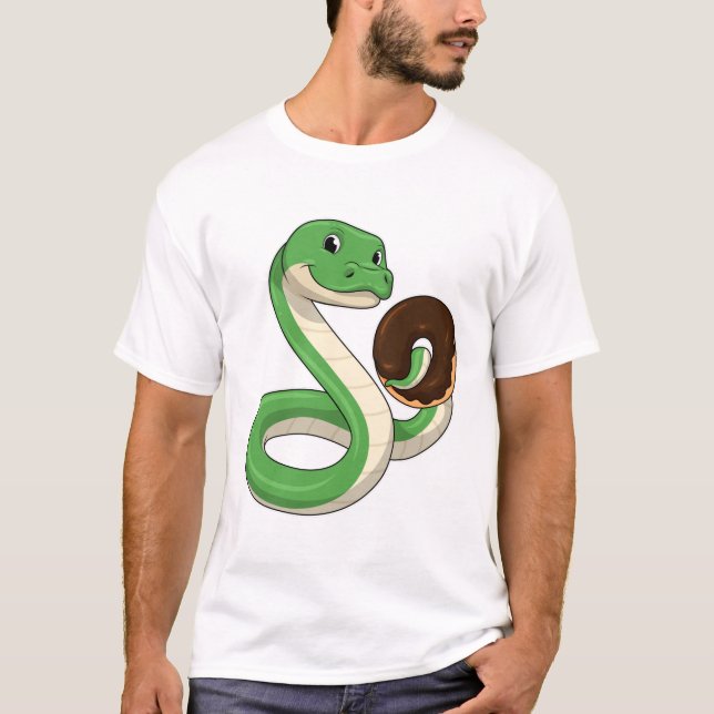 Snake with Donut T-Shirt (Front)