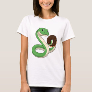 Snake with Donut T-Shirt