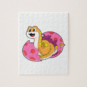 Snake with Egg Jigsaw Puzzle