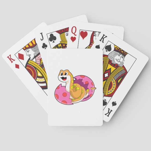 Snake with Egg Playing Cards (Back)